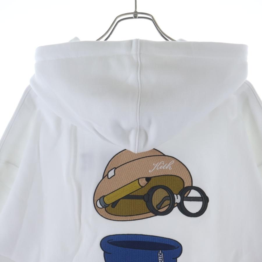 KITH Invisible Friends パーカー ホワイト KITH（キス） Kith for Invisible Friends Hoodie プルオーバー