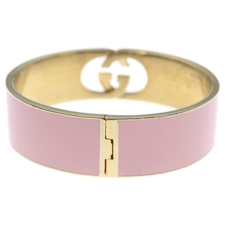 GUCCI エナメル インターロッキングG ブレスレット GUCCI（グッチ） インターロッキングG エナメルブレスレット バングル