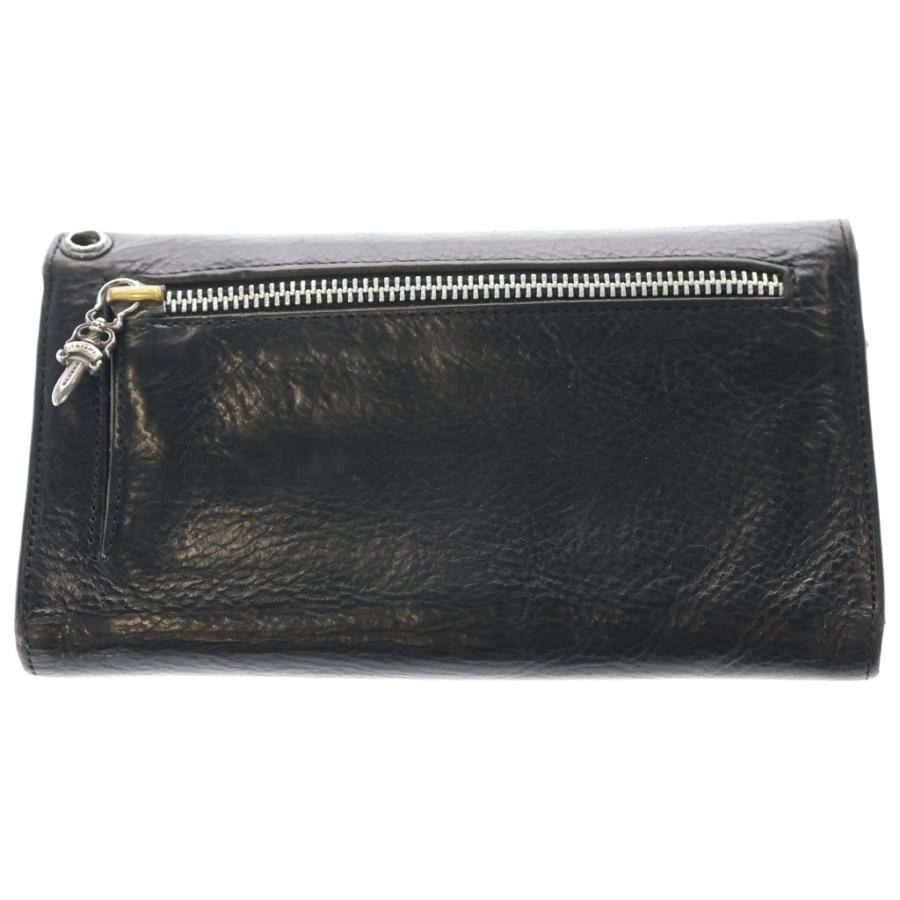 CHROME HEARTS（クロムハーツ） WAVE ウェーブ レザーウォレット 財布