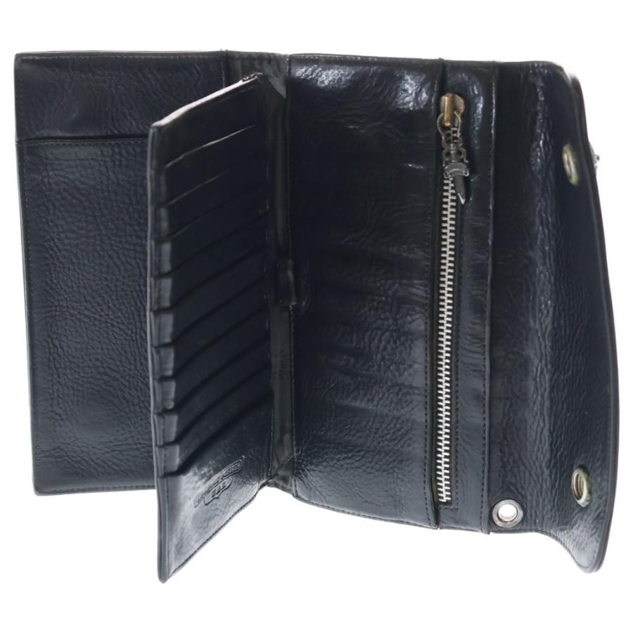 CHROME HEARTS（クロムハーツ） WAVE ウェーブ レザーウォレット 財布