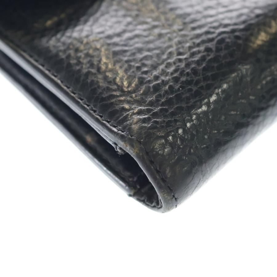 CHROME HEARTS（クロムハーツ） WAVE ウェーブ レザーウォレット 財布