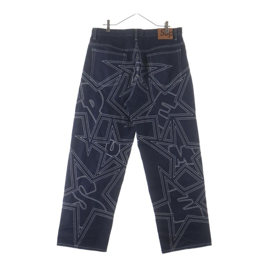 Supreme（シュプリーム） 25SS Stars Topstitch Baggy Jean Indigo