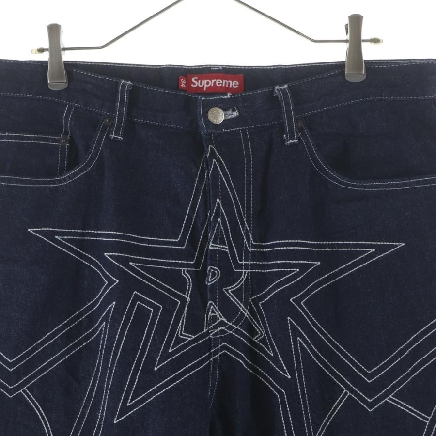 Supreme（シュプリーム） 25SS Stars Topstitch Baggy Jean Indigo