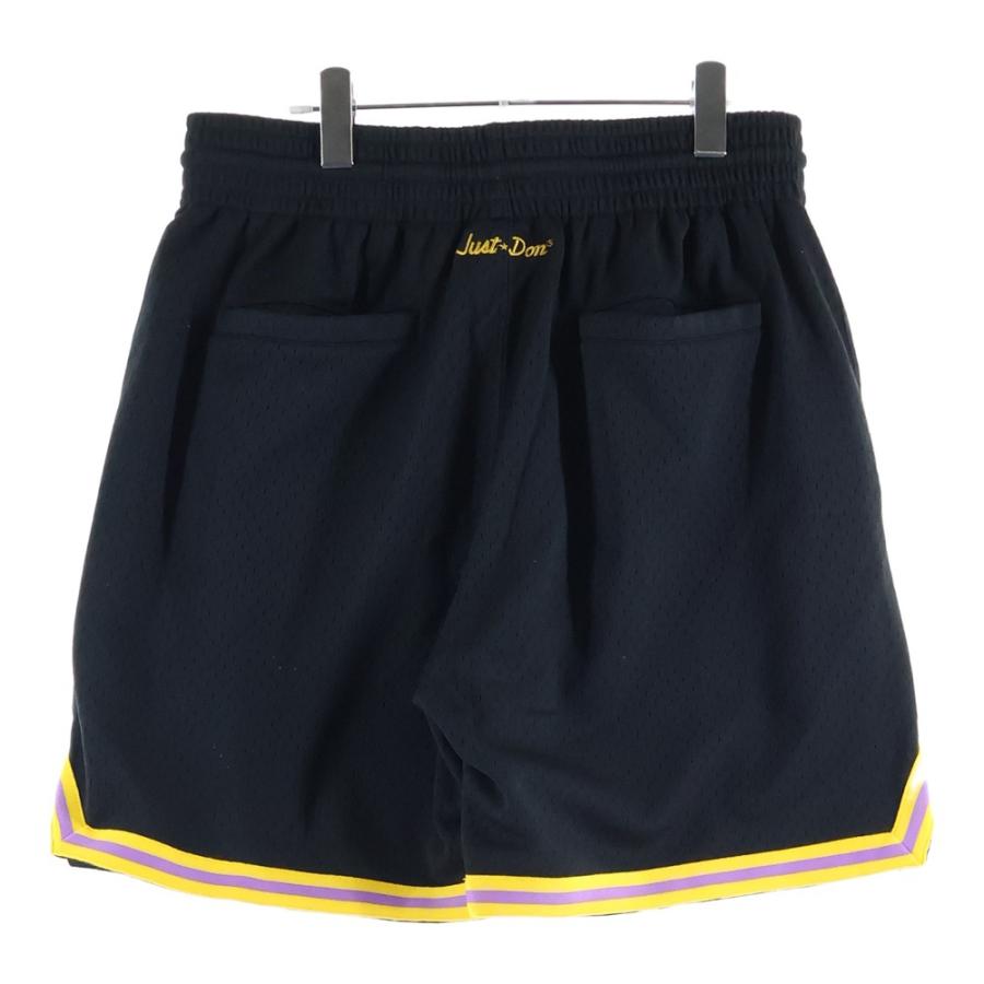 Mitchell&Ness ミッチェル アンド ネス PRACTICE SHORTS LAKERS プラクティスショーツ レイカーズ バスケットパンツ ブラック_1