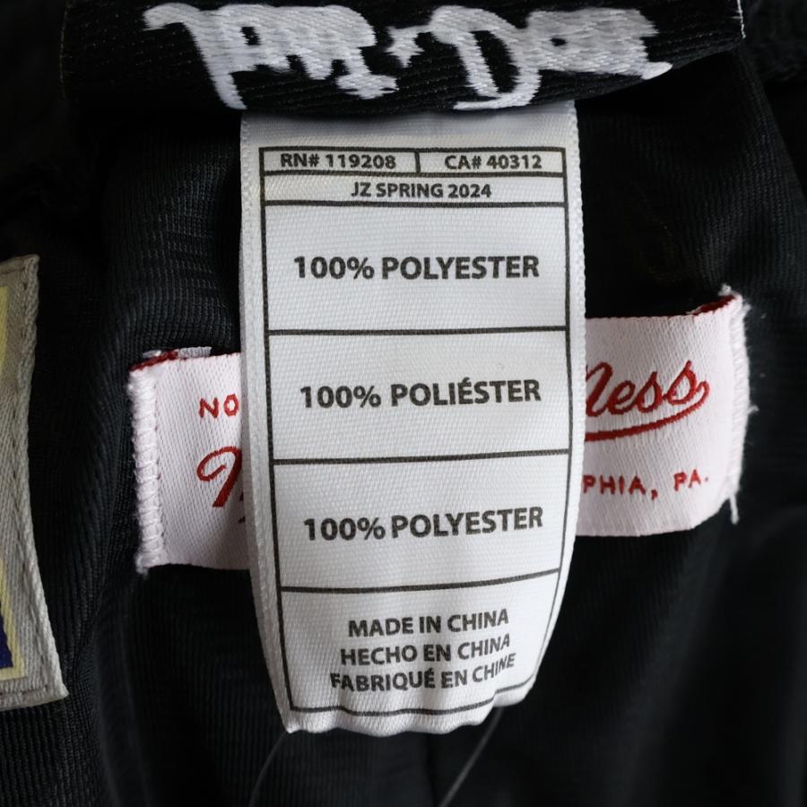 Mitchell&Ness ミッチェル アンド ネス PRACTICE SHORTS LAKERS プラクティスショーツ レイカーズ バスケットパンツ ブラック_7