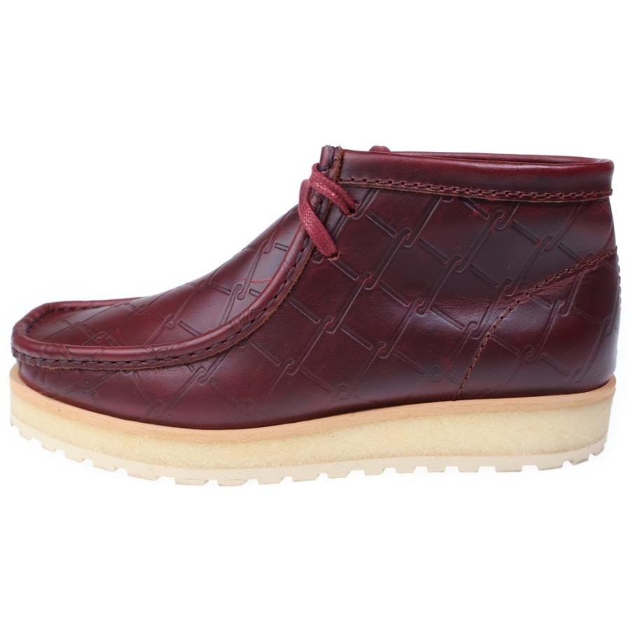 Clarks（クラークス） Wallabee Scout Burgundy Starcow ワラビー