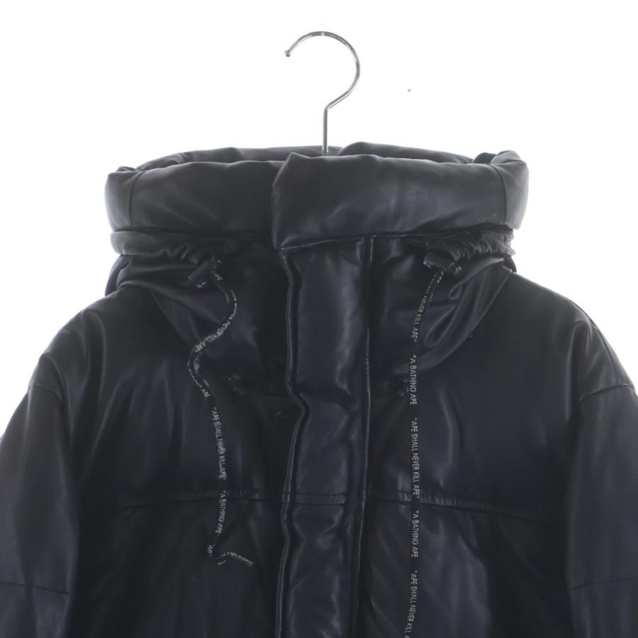 A BATHING APE（アベイシングエイプ） 90S ラムレザー フーデッド 