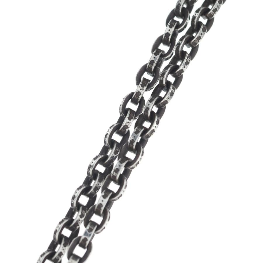CHROME HEARTS クロムハーツ OLD PAPER CHAIN オールド 24 ペーパーチェーンネックレス 24inch シルバー BCA088 CHROME HEARTS（クロムハーツ） OLD PAPER CHAIN オールド 24 ペーパー