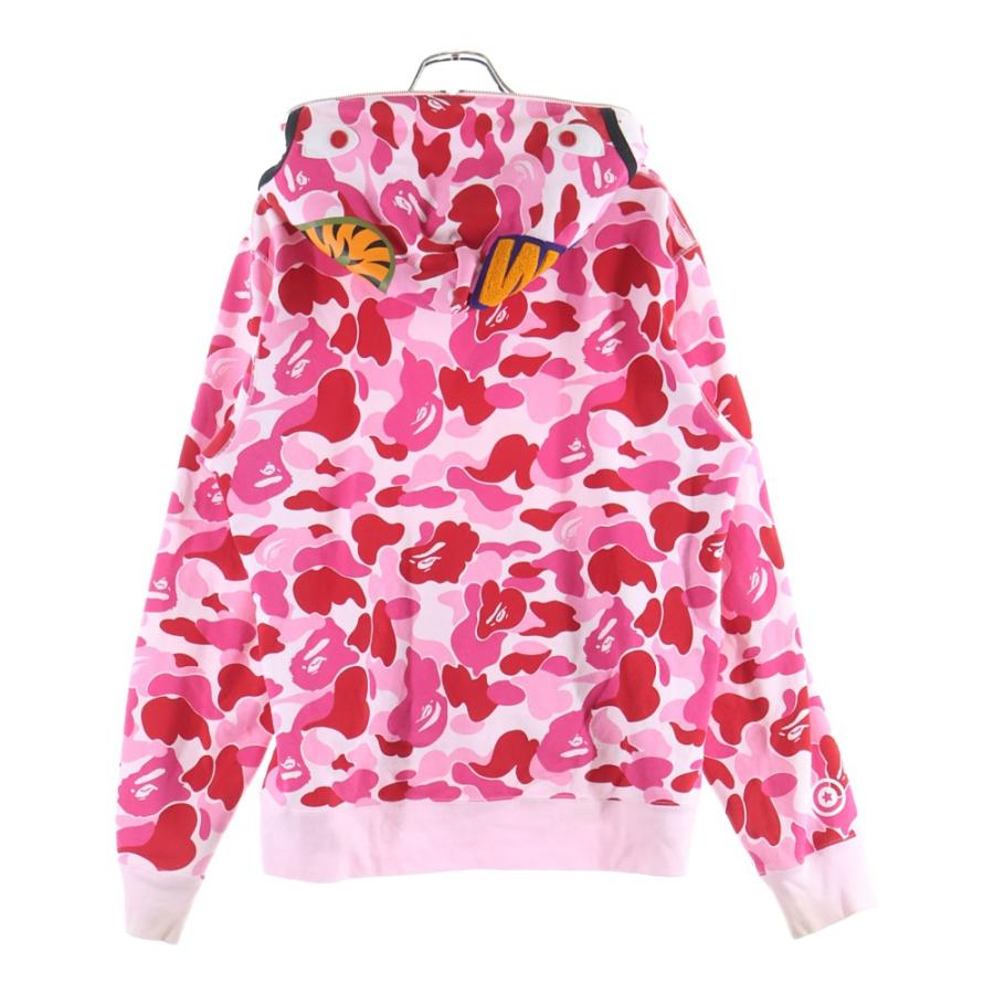 A BATHING APE（アベイシングエイプ） CAMO SHARK HALF ZIP HOODIE