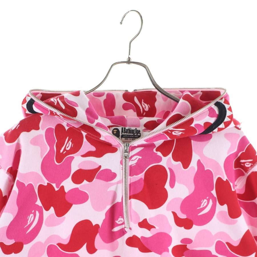 A BATHING APE（アベイシングエイプ） CAMO SHARK HALF ZIP HOODIE