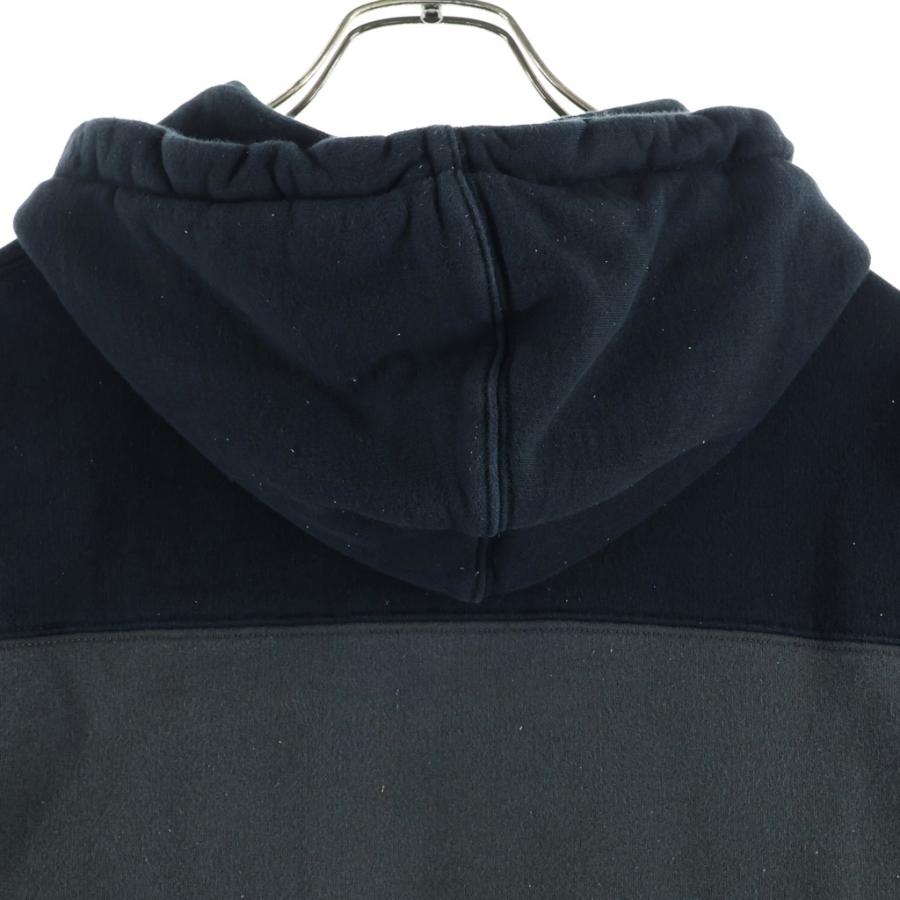 KITH（キス） フロントロゴデザイン コーデュロイ切り替え フーデッド