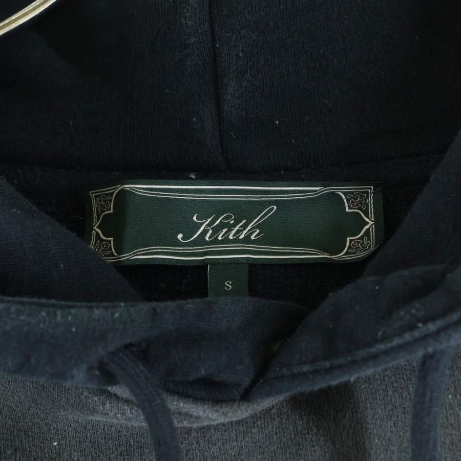 KITH（キス） フロントロゴデザイン コーデュロイ切り替え フーデッド
