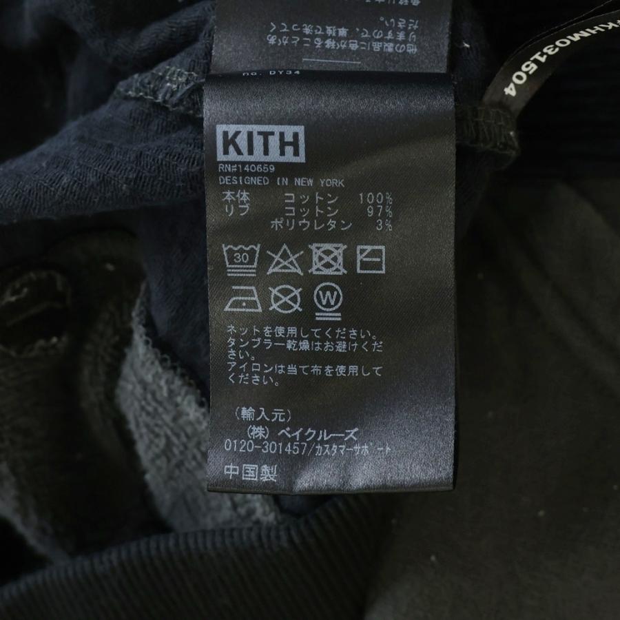 KITH（キス） フロントロゴデザイン コーデュロイ切り替え フーデッド