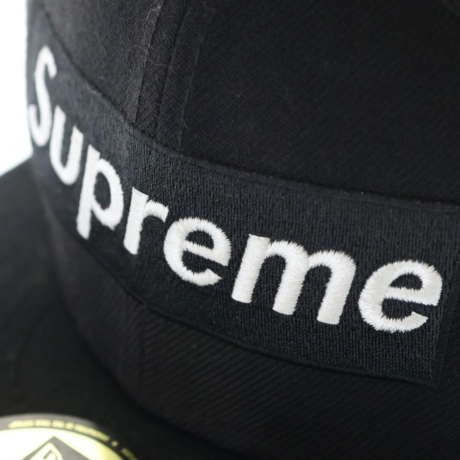 SUPREME シュプリーム 16AW ×NEWERA RIP Logo Cap ニューエラ リップ ボックスロゴデザイン ベースボールキャップ 帽子 ブラック Supreme（シュプリーム） 16AW ×NEWERA RIP Logo Cap ニューエラ
