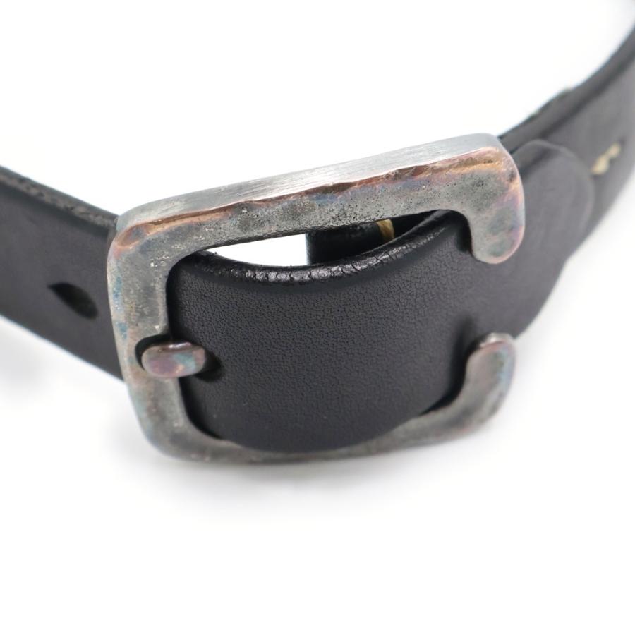Vintage Works ヴィンテージワークス Cバックル レザーベルト ブラック