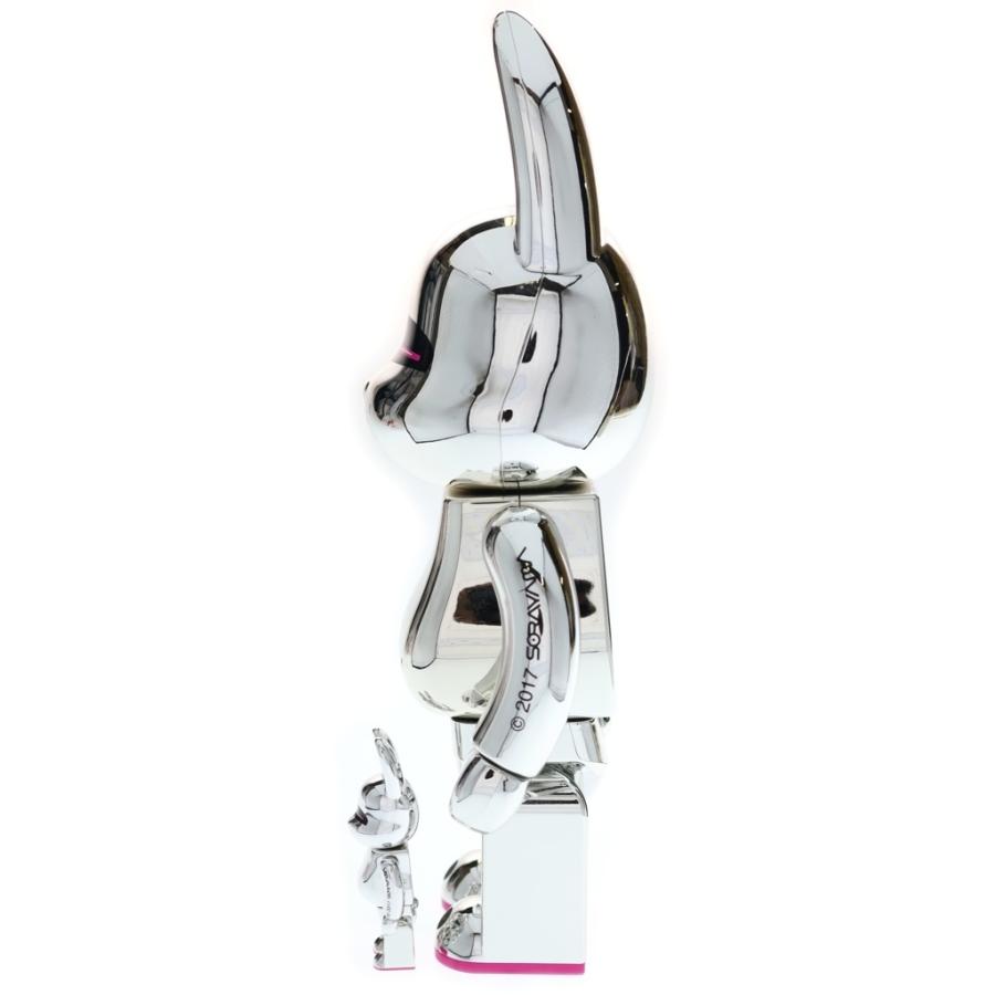 彫刻・オブジェ MEDICOM TOY BE@RBRICK SORAYAMA 2G SILVER MEDICOM