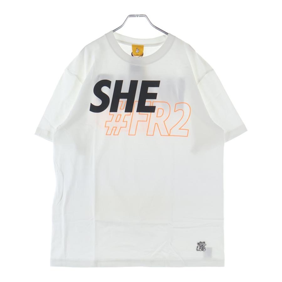 re2pect23 さん専用WIND AND SEA×FR2 GO FR2 エフアールツー ×WIND AND SEA ウィンダンシー プリント 半袖T