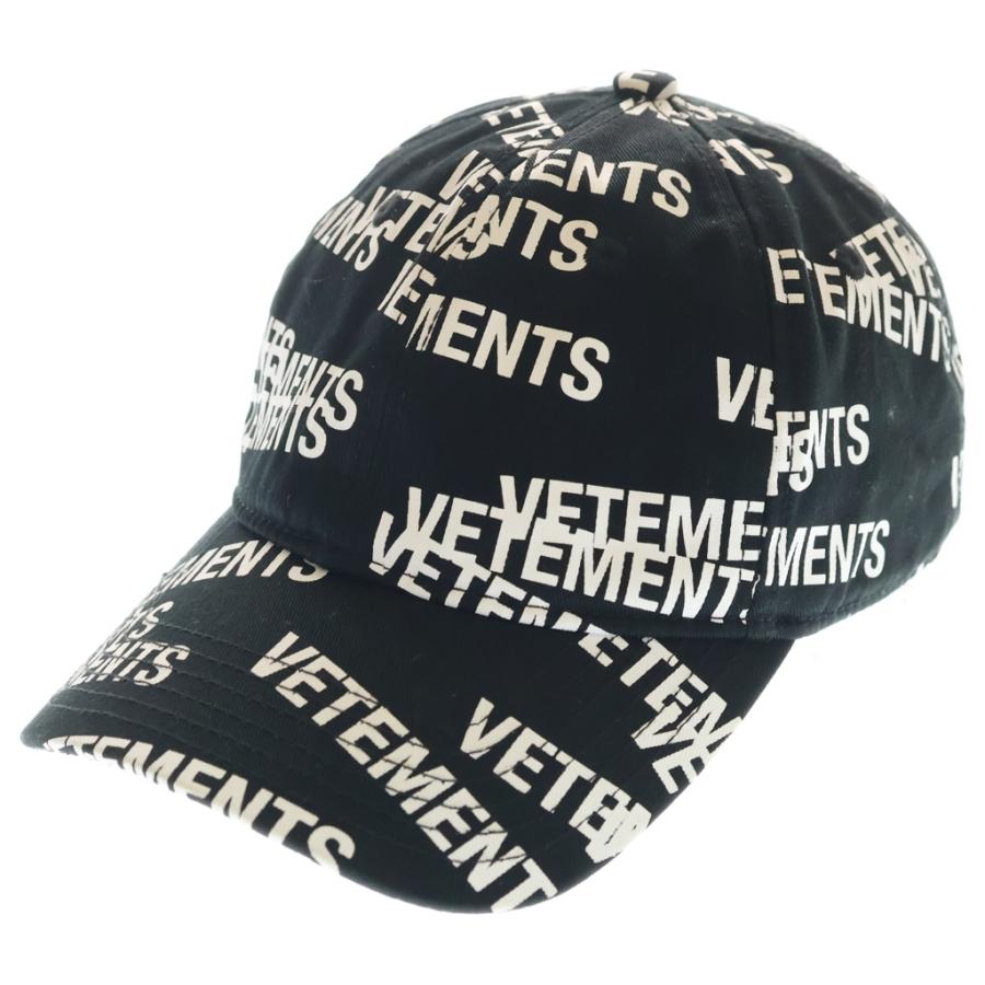 VETEMENTS（ヴェトモン） 21AW Stamped Logo Cap スタンプドロゴ 