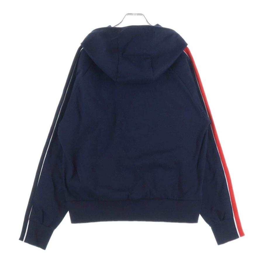 THOM BROWNE トムブラウン サイドトリコロールライン プルオーバーパーカー フーディー ネイビー MJT224A THOM BROWNE（トム ブラウン） サイドトリコロールライン プルオーバー