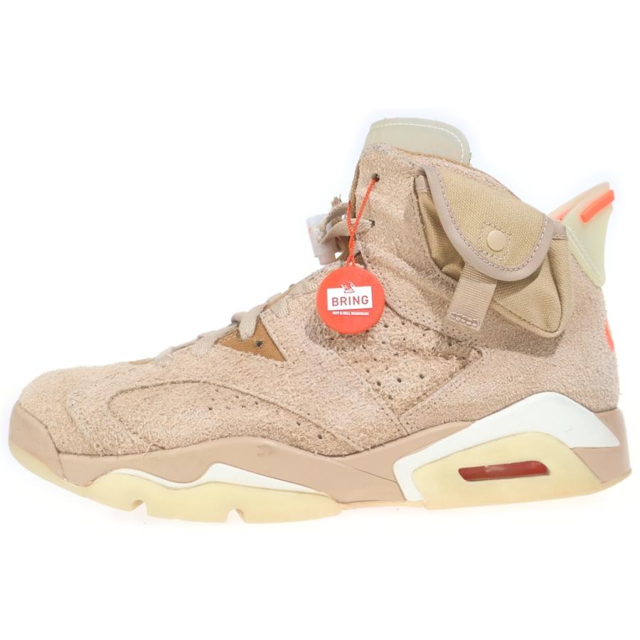 NIKE（ナイキ） ×TRAVIS SCOTT AIR JORDAN 6 RETRO SP BRITISH KAHKI 