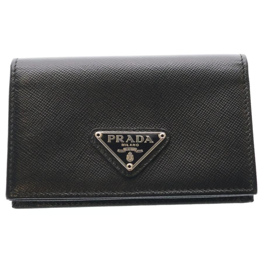 PRADA（プラダ） サフィアーノトライアングル カードケース 名刺入れ