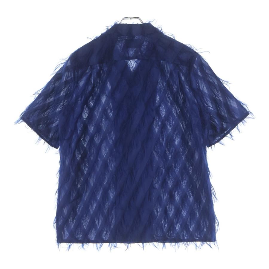 TAAKK ターク 23SS FRINGE OPEN COLLAR SHIRTS フリンジ オープン