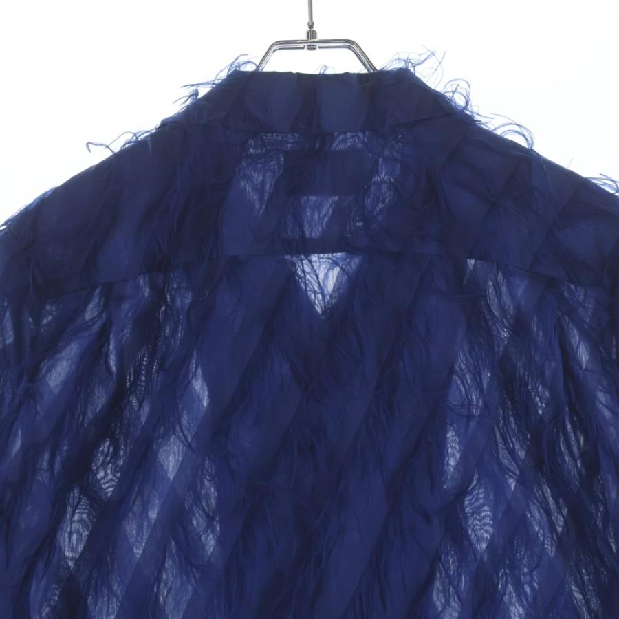 TAAKK ターク 23SS FRINGE OPEN COLLAR SHIRTS フリンジ オープン