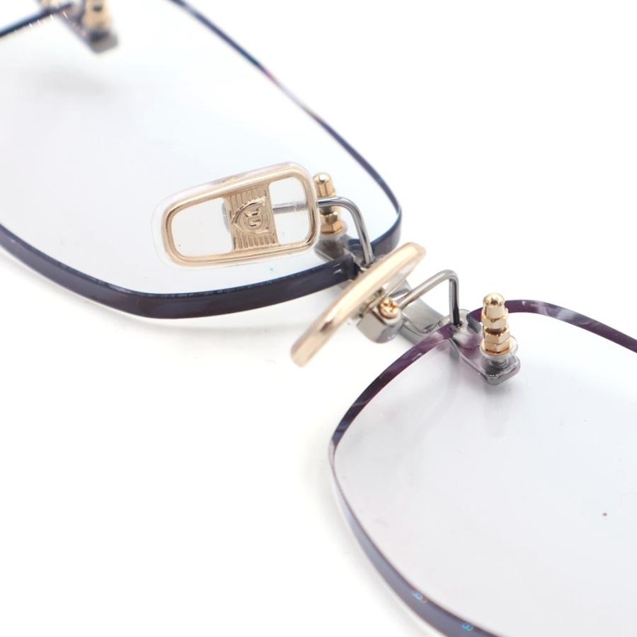 DITA ディータ 25SS TRYSIM75 ロゴデザイン リームレス サングラス 眼鏡 シルバー DTX182-A-03の画像