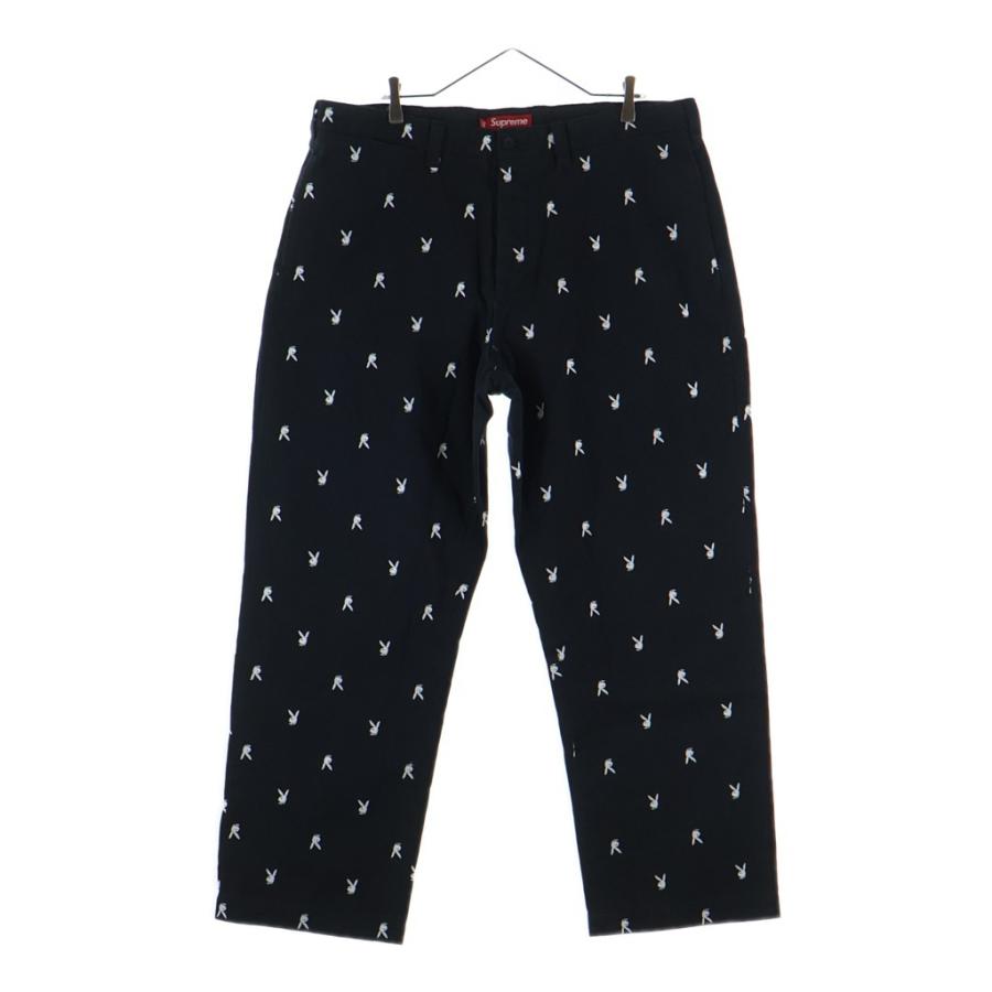 SUPREME バンダナ柄 チノパン ネイビー Supreme（シュプリーム） 26SS ×Play Boy Chino Pants プレイボーイ