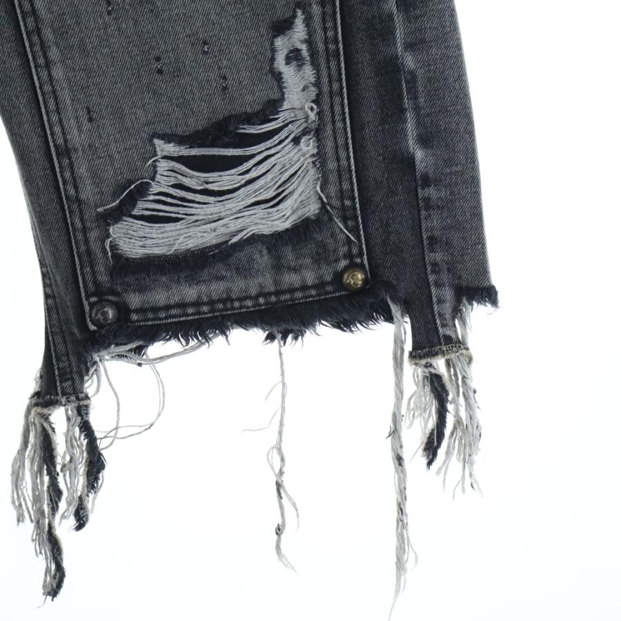 THUG CLUB サグクラブ DOUBLE KNEE DAMAGE SHORTS ダブルニー ダメージ