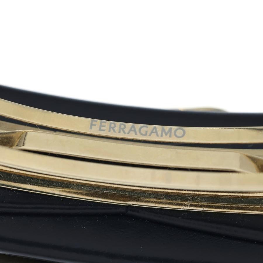 FERRAGAMO フェラガモ リボンバレッタ ヘアアクセサリー ブラック