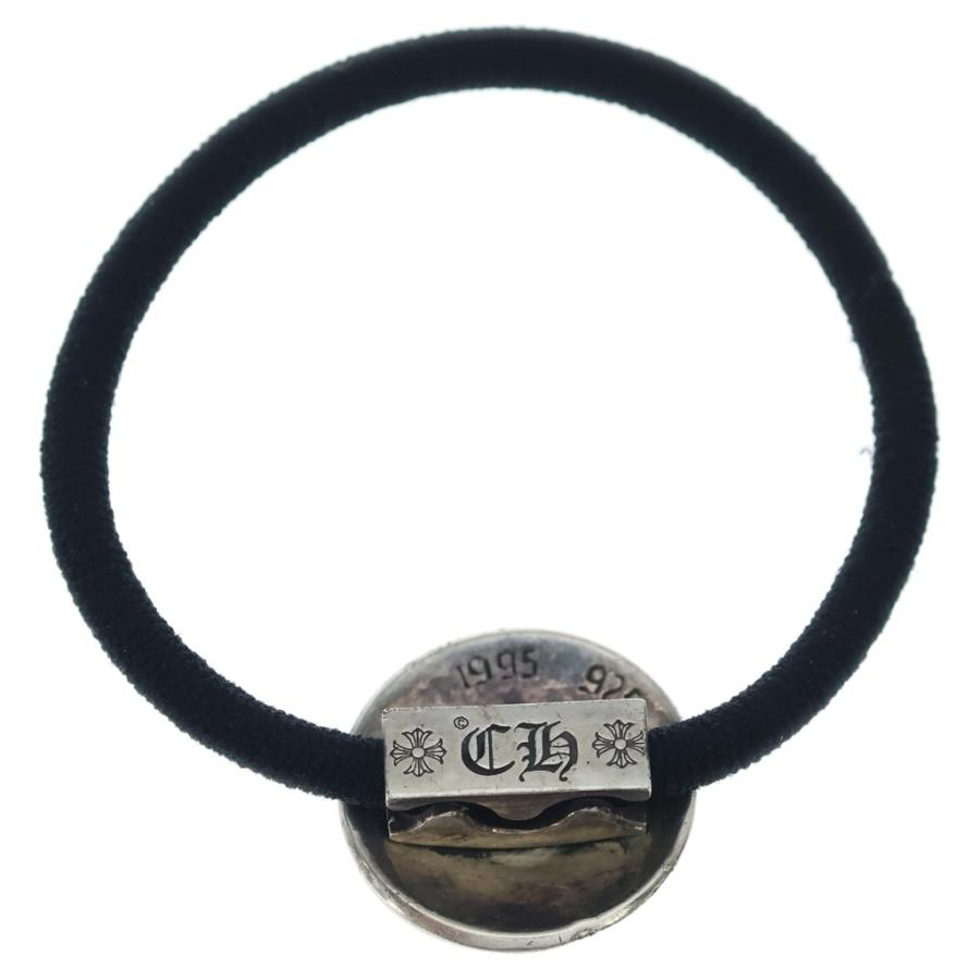 クロムハーツ ヘア バンド ゴム ハート 925 正規品　レザー　コンチョ　完売 CHROME HEARTS（クロムハーツ） HAIRBAND クロスボール ヘアバンド