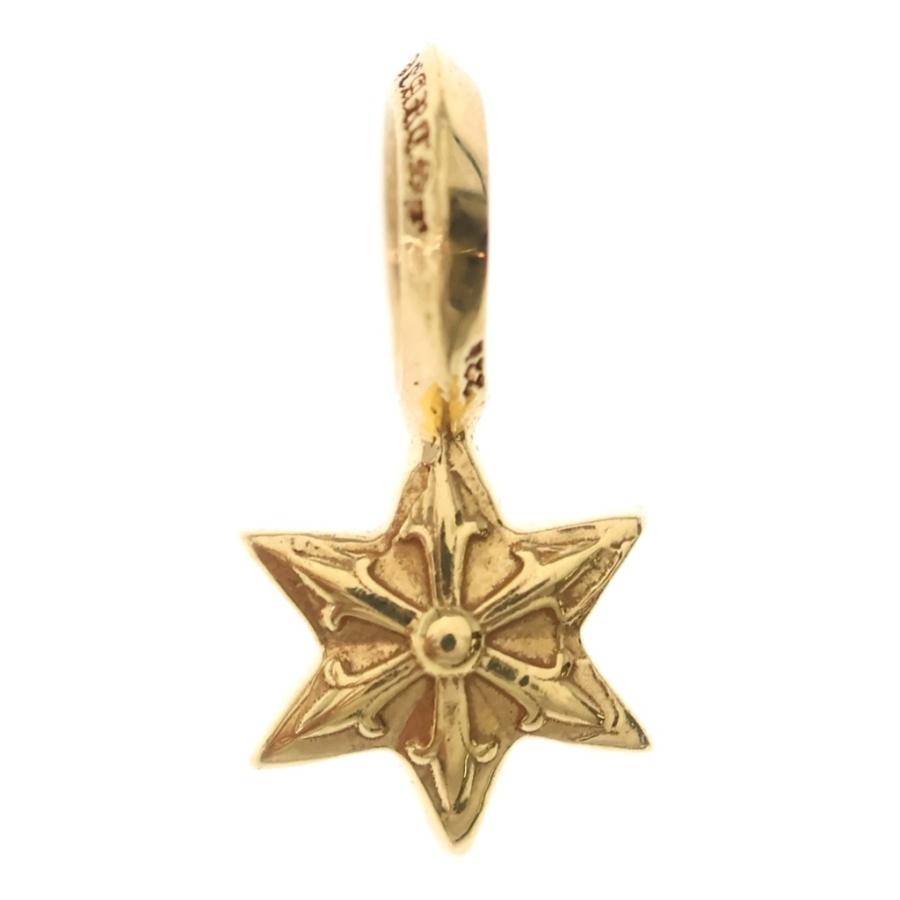 CHROME HEARTS クロムハーツ 22K STACK STAR V2 スタースタックチャーム ペンダントトップ ゴールド BCA405 CHROME HEARTS（クロムハーツ） 22K STACK STAR V2 スタースタック