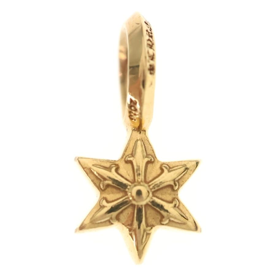 CHROME HEARTS クロムハーツ 22K STACK STAR V2 スタースタックチャーム ペンダントトップ ゴールド BCA405 CHROME HEARTS（クロムハーツ） 22K STACK STAR V2 スタースタック