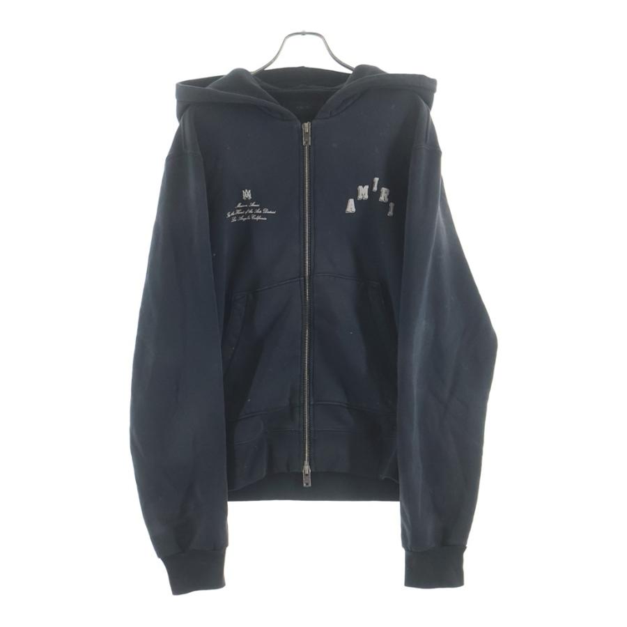 AMIRI（アミリ） VINTAGE COLLEGIATE ZIP HOODIE ヴィンテージ加工