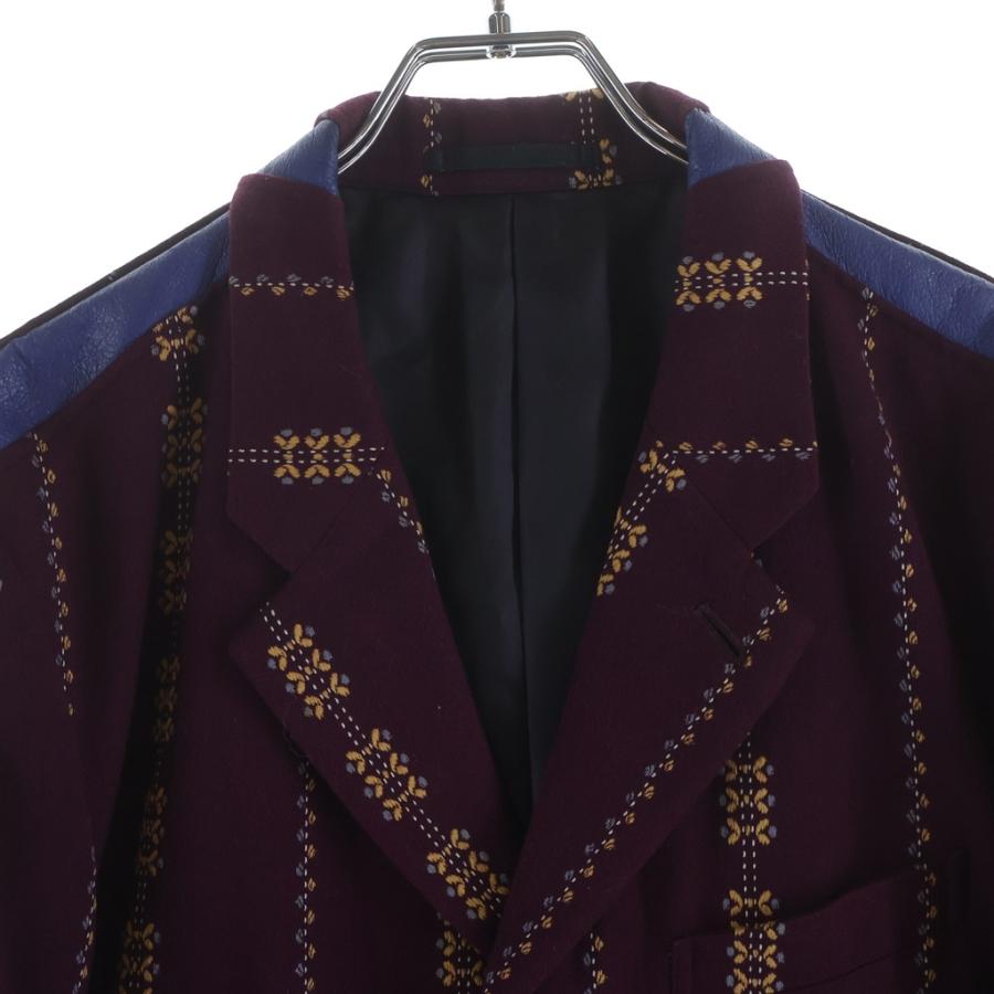N*N様 コムデギャルソンオムプリュス　3Bジャケット　後染め　ネイビー COMME des GARCONS HOMME PLUS コムデギャルソンオムプリュス レザー