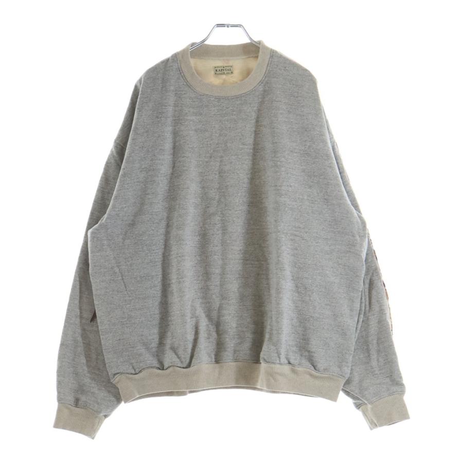 KAPITAL　スウェット　トレーナー　サイズ4 KAPITAL（キャピタル） 24SS TOP裏毛 ビバークBIGスウェット PECKISH