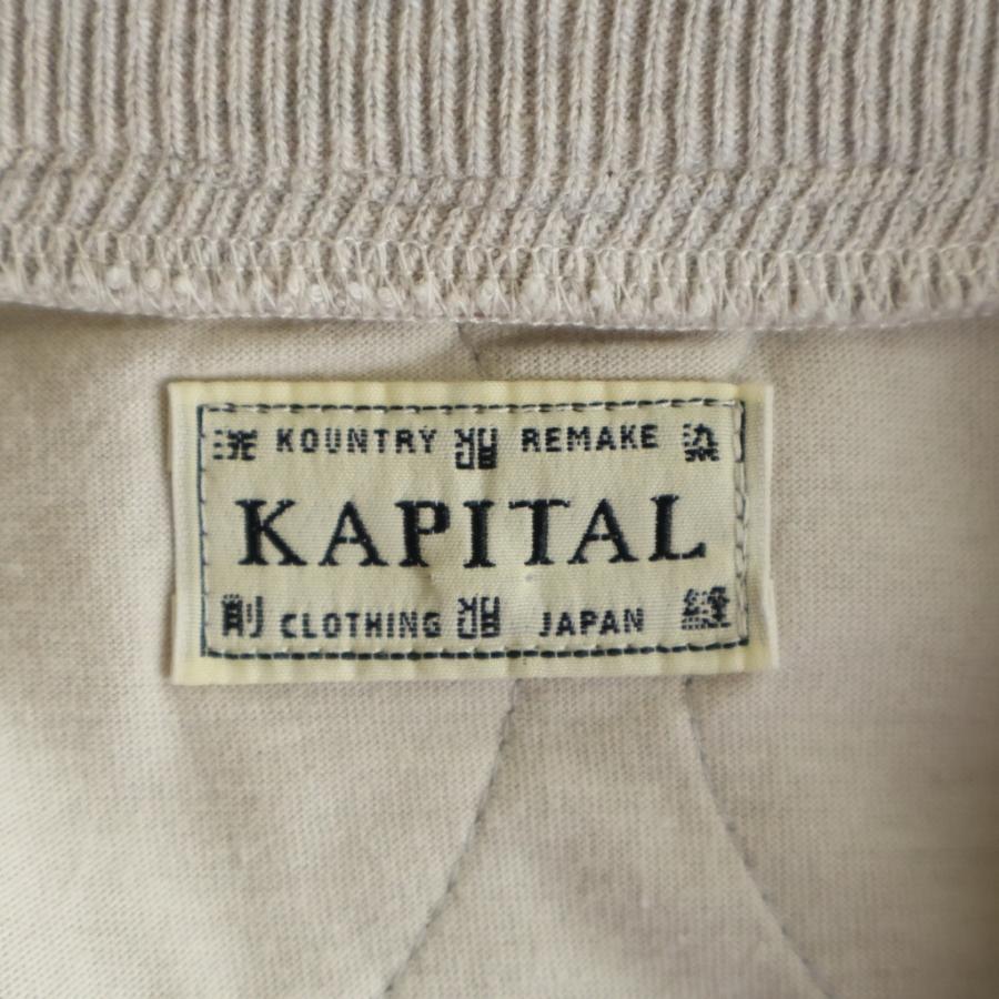 KAPITAL（キャピタル） 24SS TOP裏毛 ビバークBIGスウェット PECKISH