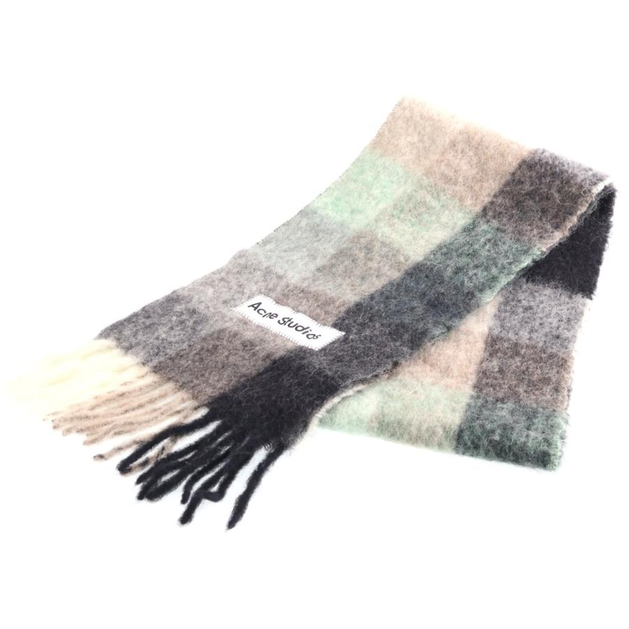 Acne Studios モヘアチェックスカーフ マフラー新品未使用 Acne Studios（アクネ ストゥディオズ） アクネ ストゥディオズ モヘア