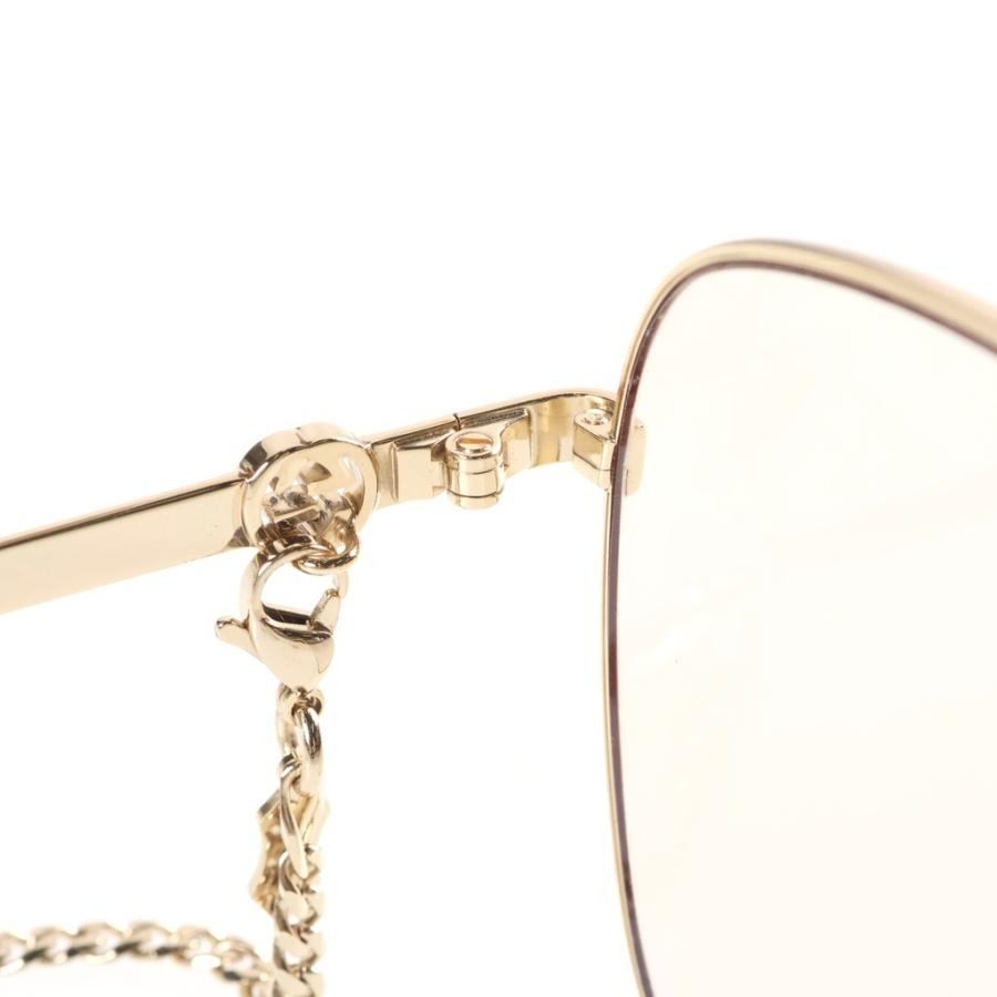 GUCCI（グッチ） GGロゴ付きチェーン メタルフレーム ソフトスクエア