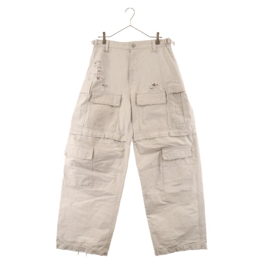BALENCIAGA バレンシアガ 23AW Large Cargo Pants クラッシュ BALENCIAGA バレンシアガ 23AW Large Cargo Pants クラッシュ