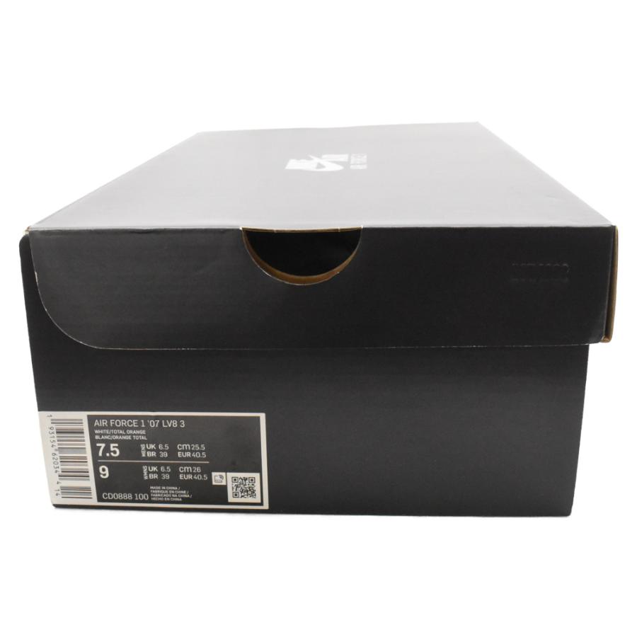 ナイキ AIR FORCE 1 '07 LV8 エアフォース1 ローカットスニーカー ホワイト US7.5/25.5cm CD0888-100｜shopbring｜06