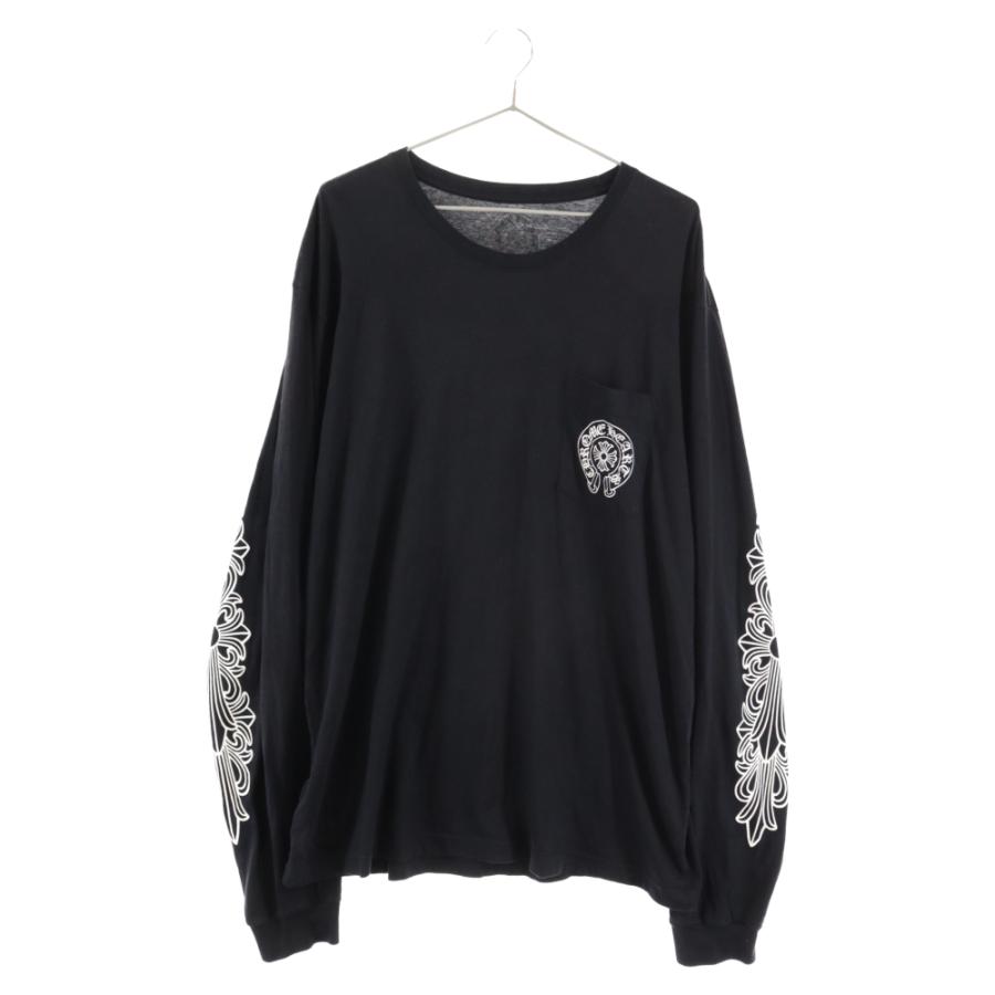 CHROME HEARTS クロムハーツ Malibu Exclusive L/S T-shirt マリブ限定 長袖Tシャツ ロンT ブラック｜shopbring｜02