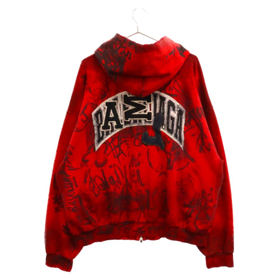 BALENCIAGA バレンシアガ 23SS MEDIUM FIT ZIP-UP HOODIE 744457 BALENCIAGA バレンシアガ 23SS MEDIUM FIT ZIP-UP HOODIE 744457