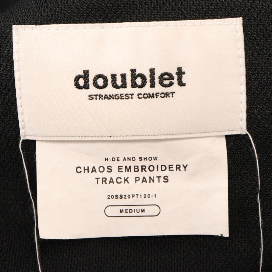 doublet（ダブレット） 20SS CHAOS EMBROIDERY TRACK PANTS カオス刺繍