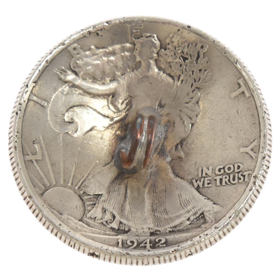 ゴローズ タガネ入りハーフダラーモルガン コンチョ メンズ goro's - ゴローズ タガネ入りハーフダラーモルガン コンチョ