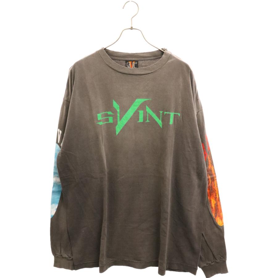 SAINT MICHAEL セントマイケル 22AW ×VLONE LS TEE_SKULL ヴィーロン