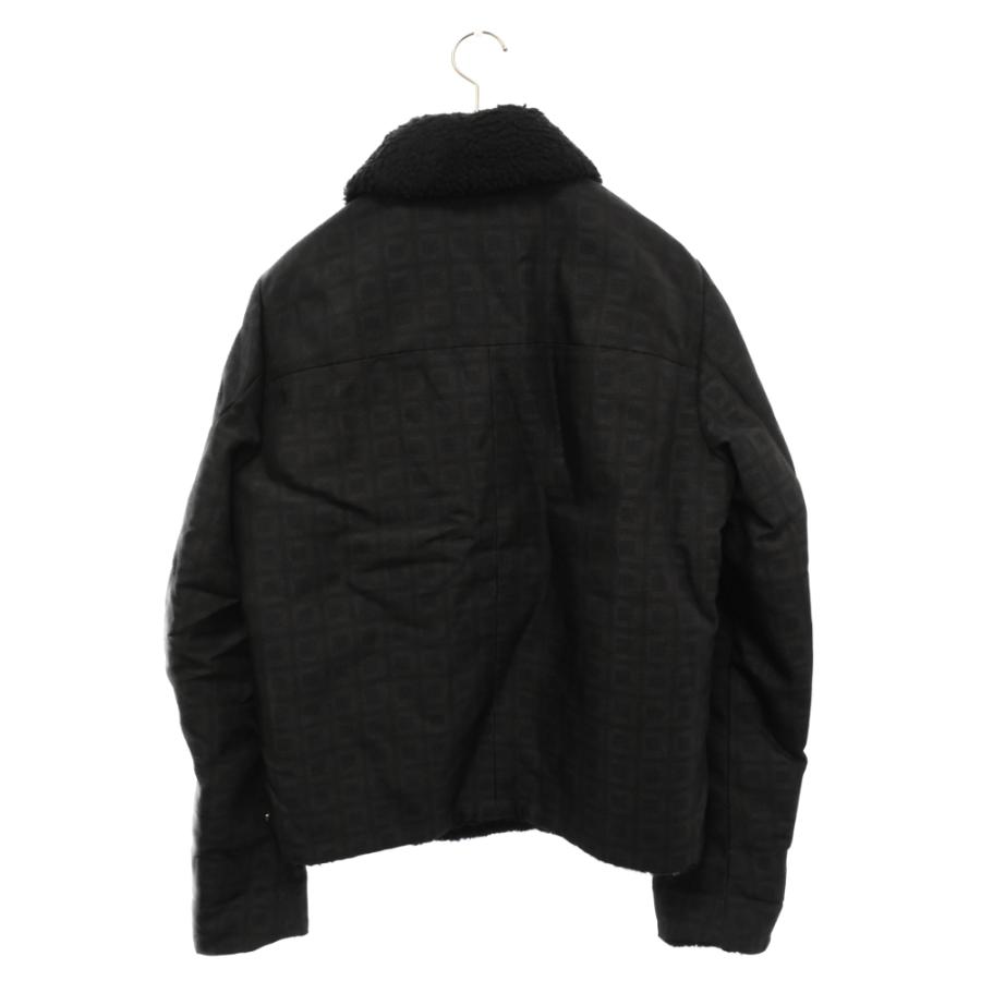 PRADA（プラダ） 10AW 三角ロゴプレート 総柄ナイロンボアジャケット