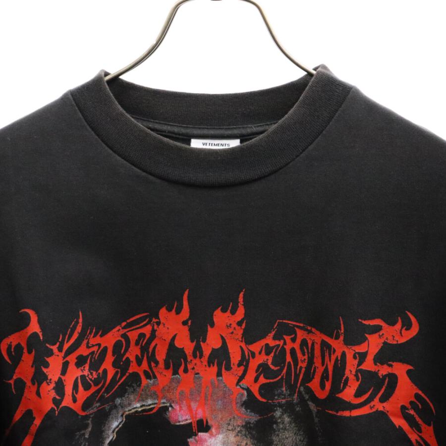 VETEMENTS ヴェトモン 17AW OVERSIZED HEAVY METAL PRINT TEE VETEMENTS ヴェトモン 17AW OVERSIZED HEAVY METAL PRINT TEE