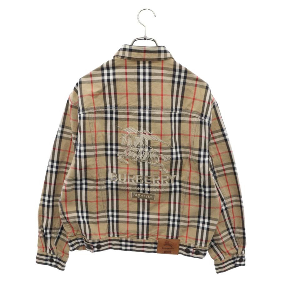 Supreme（シュプリーム） 22SS ×Burberry Denim Trucker Jacket